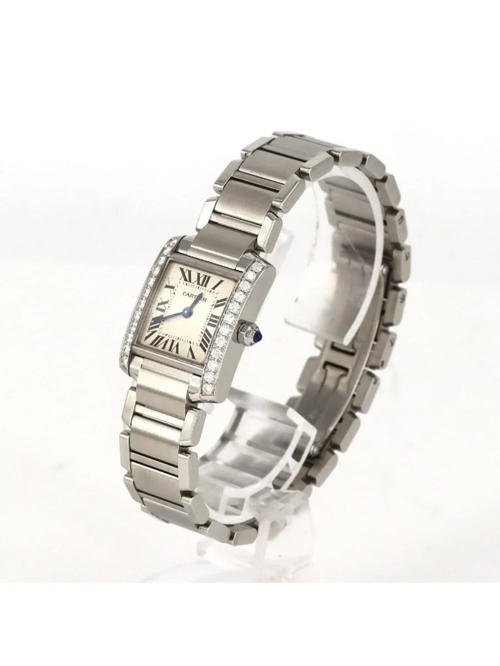 Cartier Tank Francaise SM D 4 SS Quartz Watch